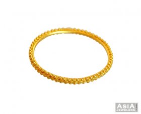 22K Gold Traditional Baby Bangle ( Baby Bangles )