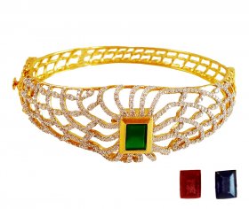 18 Kt Gold Diamond Kada ( Diamond Bangles )