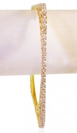 18K Designer Solitaire Bangle  ( Diamond Bangles )