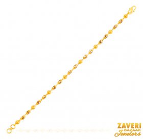 22Kt Fancy Gold Bracelet ( 22K Ladies Bracelets )