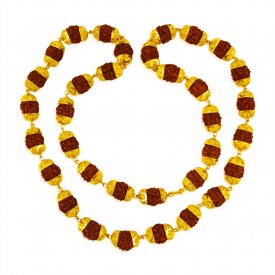 22 kt Gold Rudraksh Mala  ( Mens Gold Chain )