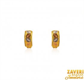 22 Karat Gold Earrings ( Gold Clipon Earrings )
