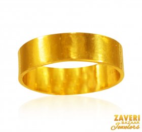 22 KT Gold Plain Band