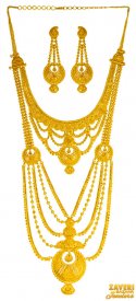 22Kt 2 in 1 Bridal Necklace Set ( 22K Necklace Sets (Long) )