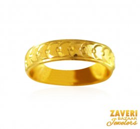 22K Gold Fancy Band ( Gold Wedding Bands )