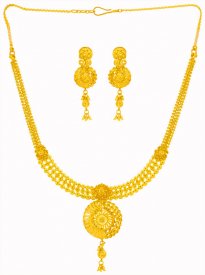 22 Karat Gold Necklace Set