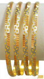22K Gold Machine Bangles (4 pcs)