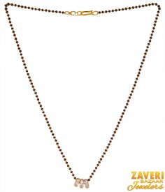 22k Gold Beads Mangalsutra  ( Gold Mangalsutras )