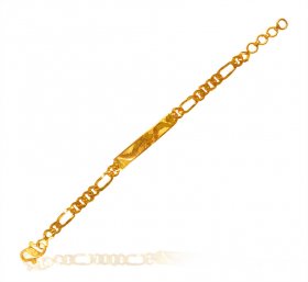 22Kt Gold Kids ID Bracelet 
