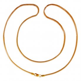 22Kt Gold Plain Chain(20inch) ( Plain Gold Chains )