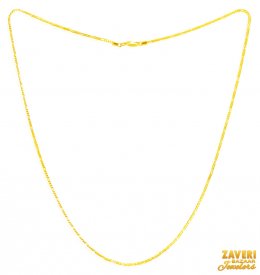 22Kt Gold Chain (18 inch) ( Plain Gold Chains )