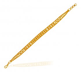 22Kt Gold Ladies Bracelet ( 22K Ladies Bracelets )
