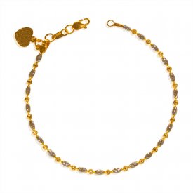 Ladies Bracelet 22 Karat Gold ( 22K Ladies Bracelets )