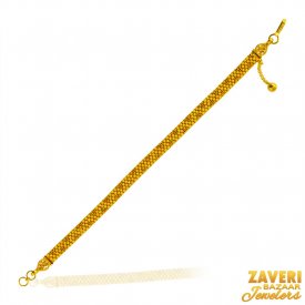 22Kt Gold Ladies Bracelet ( 22K Ladies Bracelets )