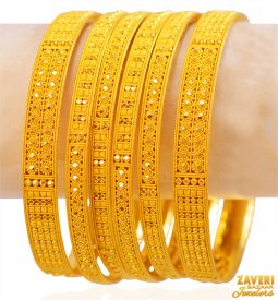 22kt Gold Bangles (set of 6) ( 22K Gold Bangles )