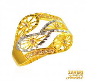 22 Kt Gold CZ Rings ( Stone Rings )