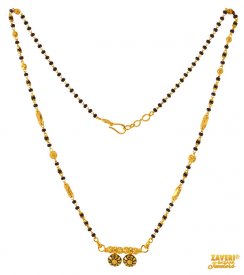 22 Kt Fancy Beads Mangalsutra  ( Gold Mangalsutras )