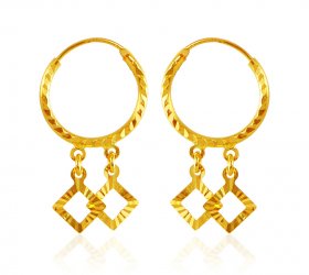 Gold Hoops (22kt Gold) ( 22K Gold Hoops )