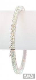 18k Sophisticated Diamond Bangle  ( Diamond Bangles )