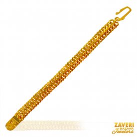 22KT Gold Mens bracelet ( 22K Mens Bracelets )