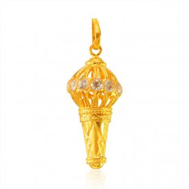22kt Hamuman Gada pendant  ( Ganesh, Laxmi, Krishna and more )