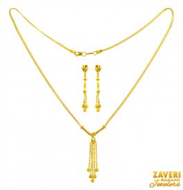 22k Gold Necklace Set ( 22K Light Necklace Sets )