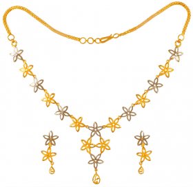 22Karat Gold Light Necklace Set