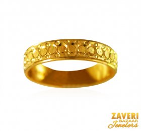 22K Gold Fancy Band ( Gold Wedding Bands )