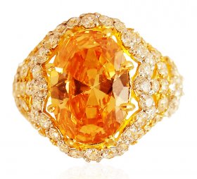 22Kt Gold Stone Ring ( Stone Rings )