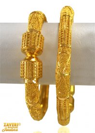 22Karat Gold Pipe Kada (1 PC) ( 22K Gold Kadas )