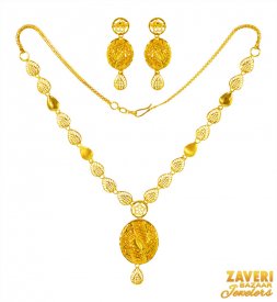 22Karat Gold Necklace Set ( 22K Light Necklace Sets )