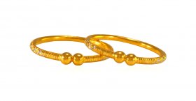 22Karat Gold Baby Kada ( Baby Bangles )