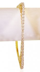 18K Designer Solitaire Bangle  ( Diamond Bangles )