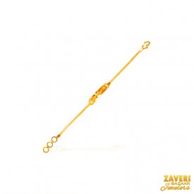 22Kt Gold Fancy Baby Bracelet (1Pc) ( Baby Bracelets )