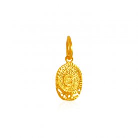 22Karat Gold (C) Initial Pendant ( Gold Initial Pendants )