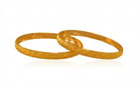 22k Gold Fancy Kids Baby Kada ( Baby Bangles )