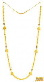 22 Kt Gold Long Chain Mala (28 In)
