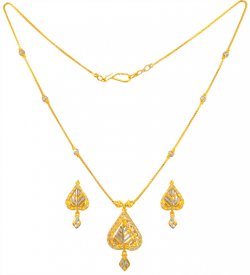 22 Karat Gold Two Tone Set