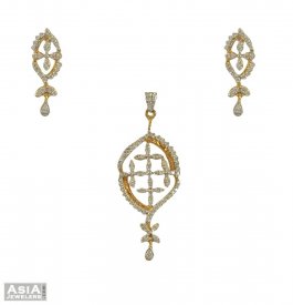 Diamond Pendant Set (18K) ( Diamond Pendant Sets )