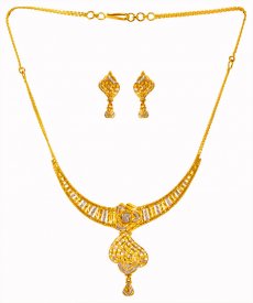 22 Karat Gold Small Necklace Set