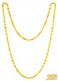 22Kt Gold Fancy Long Chain ( Long Chains (Ladies) )