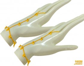 22 kt Fancy Gold Panja (2 pcs) ( 22K Ladies Bracelets )