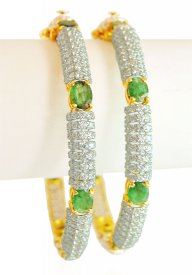 Designer 22K Gold Bangle ( Gold CZ Bangles )