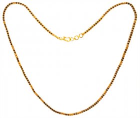 22KT Gold Beads Mangalsutra Chain ( Gold Mangalsutras )
